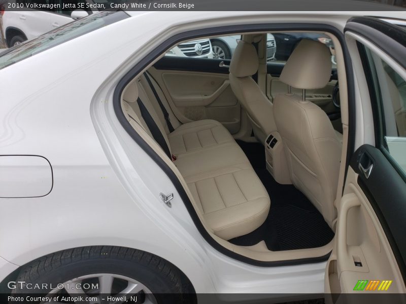 Candy White / Cornsilk Beige 2010 Volkswagen Jetta SE Sedan