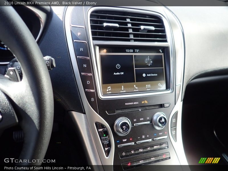 Black Velvet / Ebony 2018 Lincoln MKX Premiere AWD