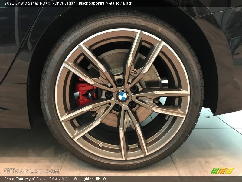 Black Sapphire Metallic / Black 2021 BMW 3 Series M340i xDrive Sedan