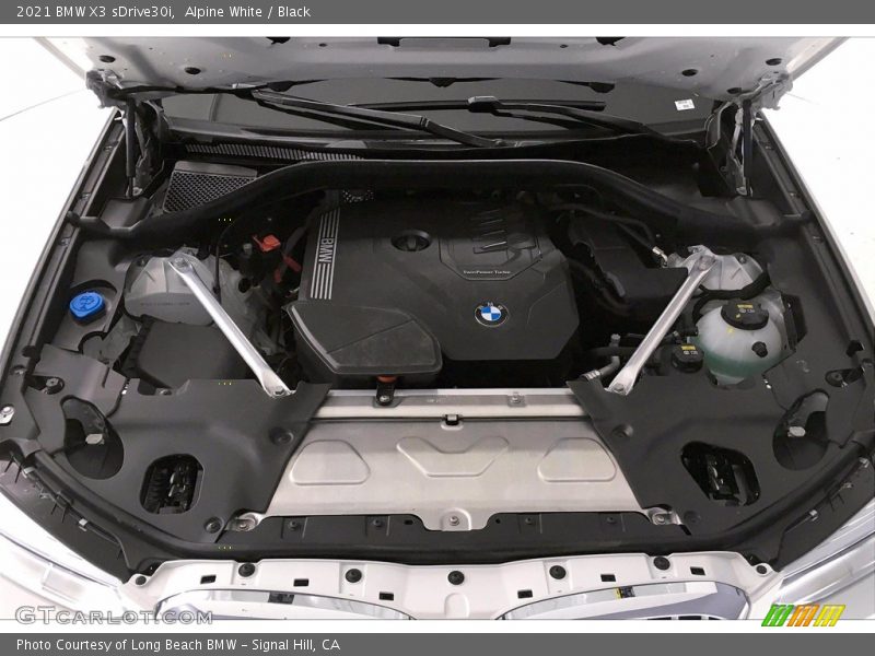 Alpine White / Black 2021 BMW X3 sDrive30i