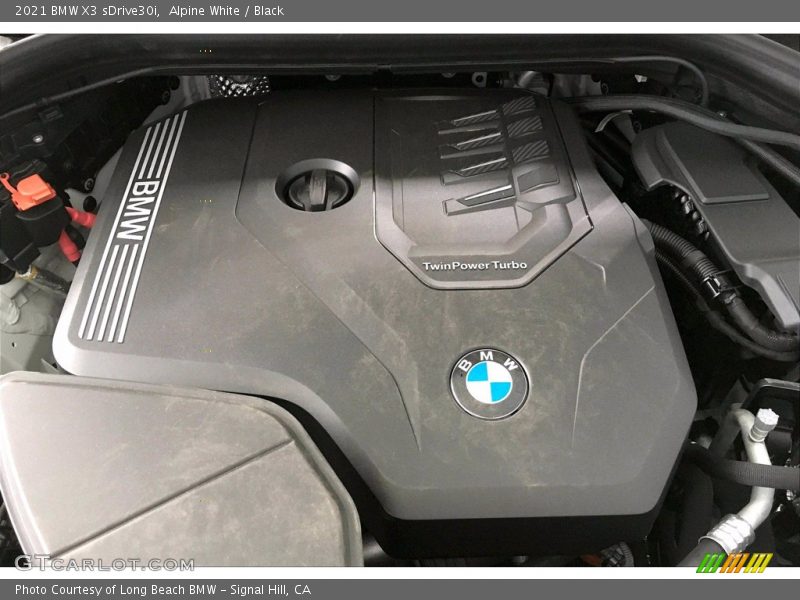 Alpine White / Black 2021 BMW X3 sDrive30i