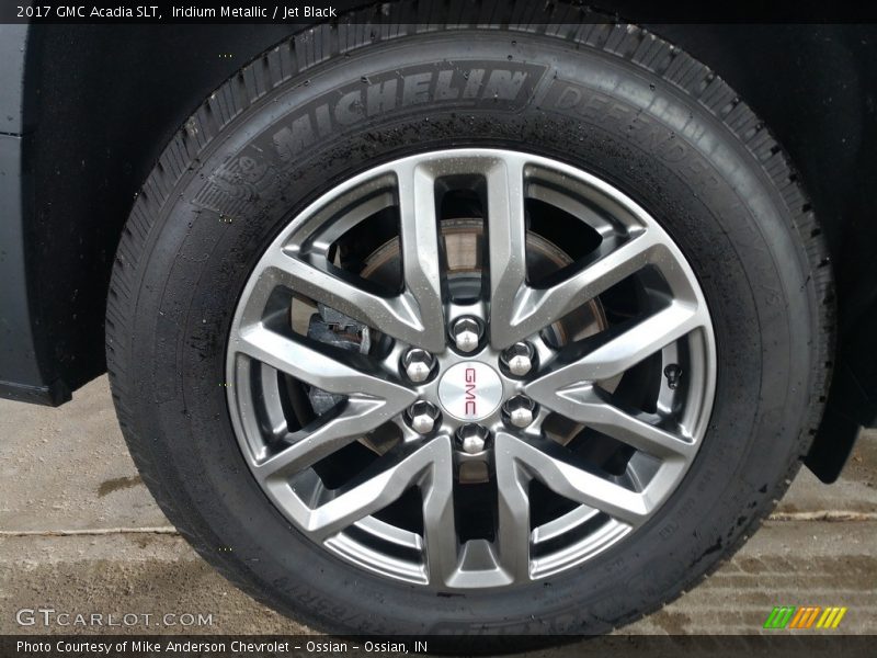 Iridium Metallic / Jet Black 2017 GMC Acadia SLT
