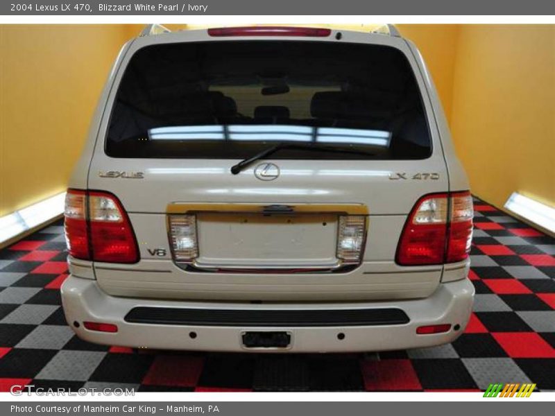 Blizzard White Pearl / Ivory 2004 Lexus LX 470