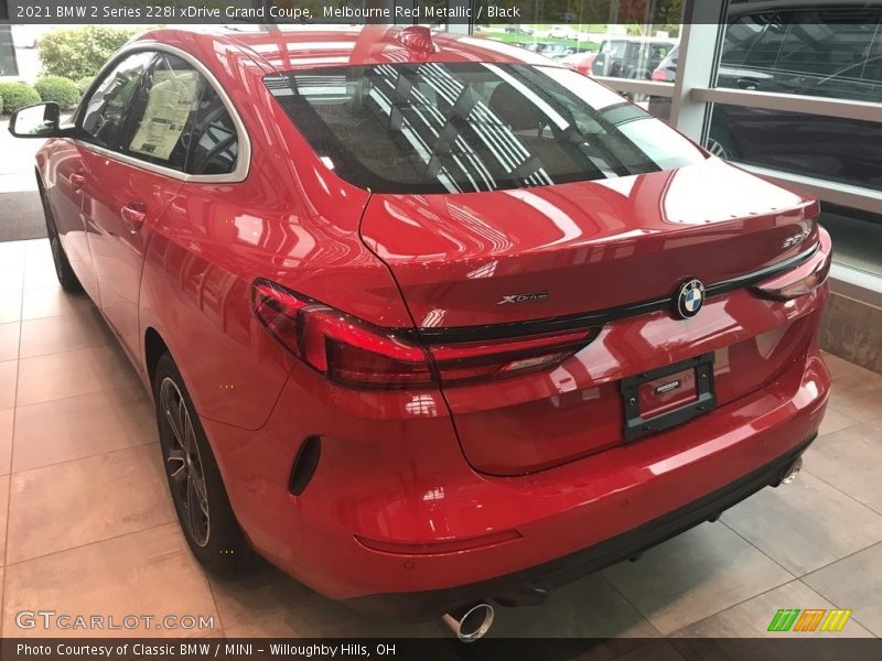 Melbourne Red Metallic / Black 2021 BMW 2 Series 228i xDrive Grand Coupe