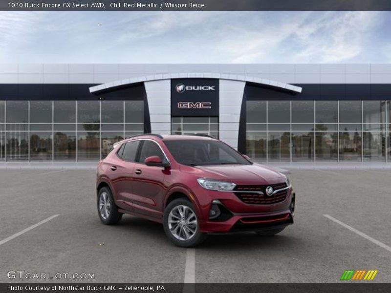 Chili Red Metallic / Whisper Beige 2020 Buick Encore GX Select AWD