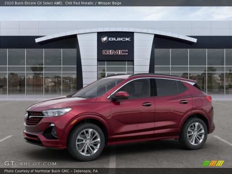 Chili Red Metallic / Whisper Beige 2020 Buick Encore GX Select AWD
