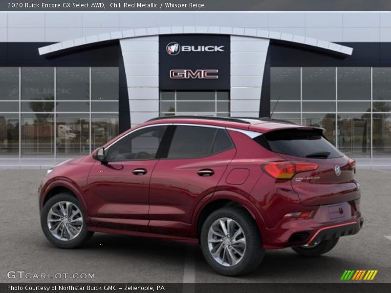 Chili Red Metallic / Whisper Beige 2020 Buick Encore GX Select AWD