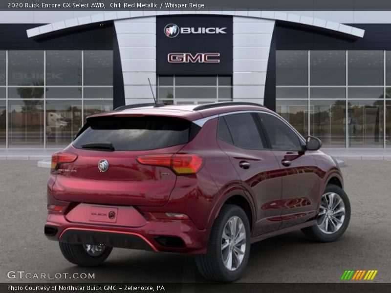 Chili Red Metallic / Whisper Beige 2020 Buick Encore GX Select AWD