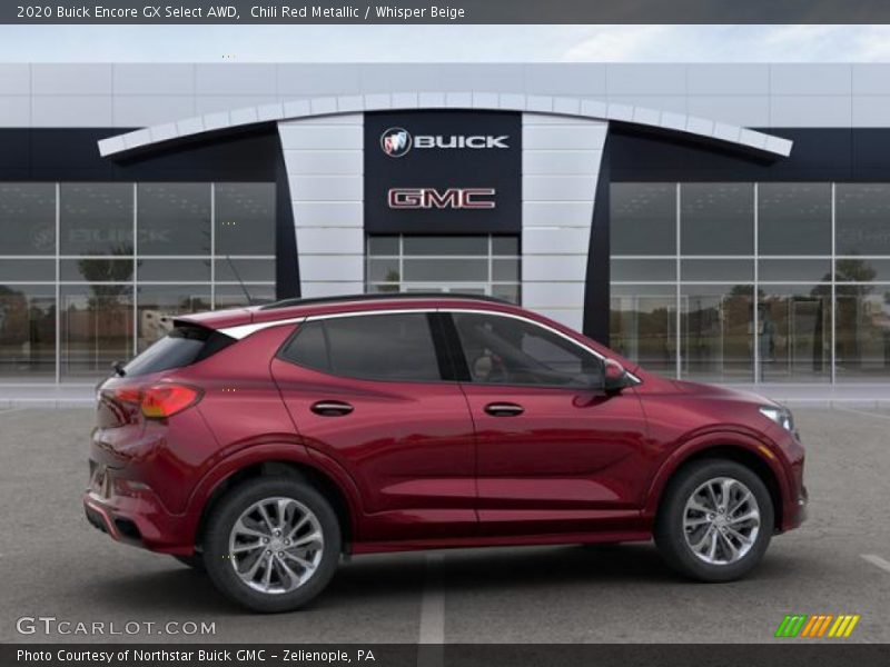Chili Red Metallic / Whisper Beige 2020 Buick Encore GX Select AWD