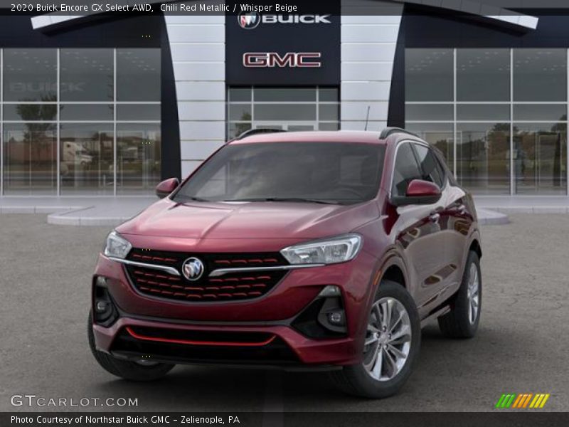 Chili Red Metallic / Whisper Beige 2020 Buick Encore GX Select AWD