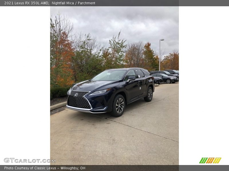 Nightfall Mica / Parchment 2021 Lexus RX 350L AWD