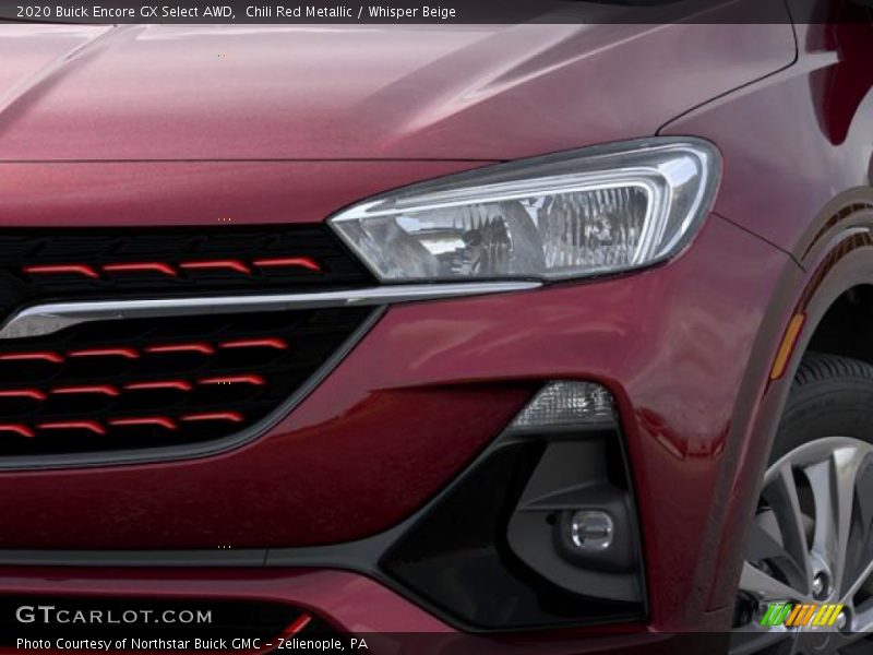 Chili Red Metallic / Whisper Beige 2020 Buick Encore GX Select AWD