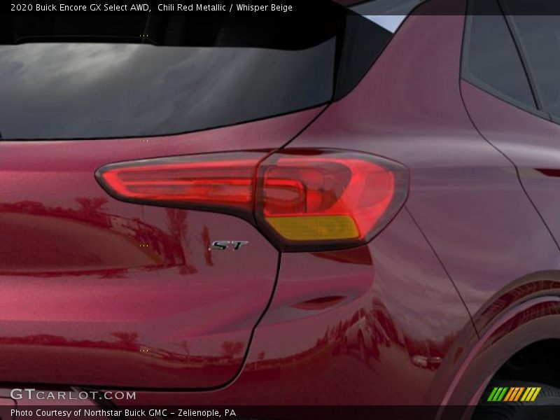 Chili Red Metallic / Whisper Beige 2020 Buick Encore GX Select AWD