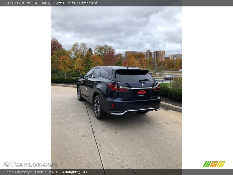 Nightfall Mica / Parchment 2021 Lexus RX 350L AWD