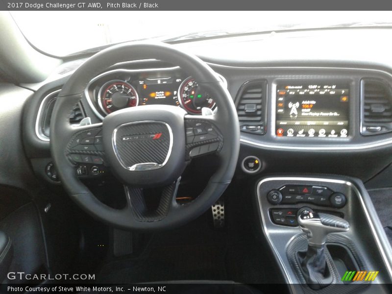 Pitch Black / Black 2017 Dodge Challenger GT AWD