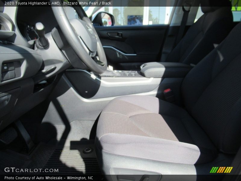 Blizzard White Pearl / Black 2020 Toyota Highlander L AWD