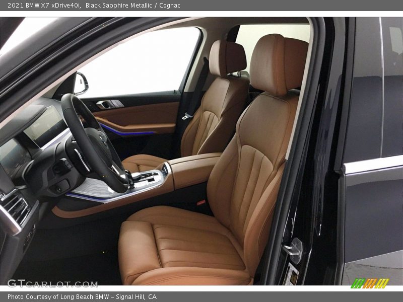  2021 X7 xDrive40i Cognac Interior