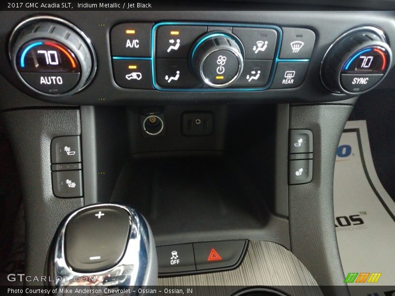 Iridium Metallic / Jet Black 2017 GMC Acadia SLT