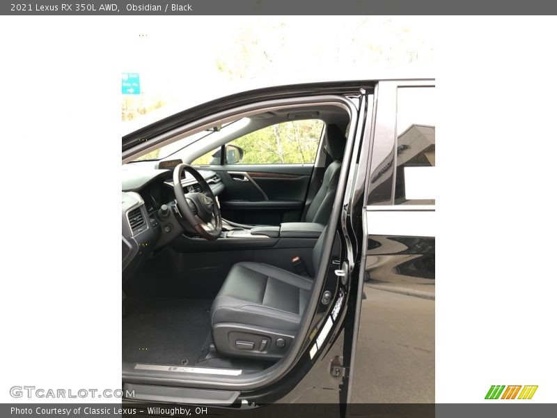 Obsidian / Black 2021 Lexus RX 350L AWD