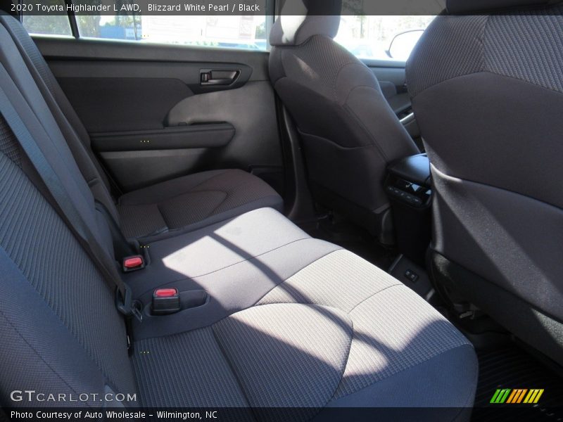 Blizzard White Pearl / Black 2020 Toyota Highlander L AWD