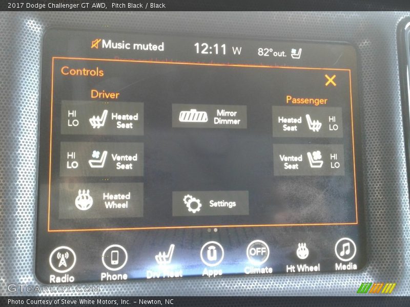 Pitch Black / Black 2017 Dodge Challenger GT AWD