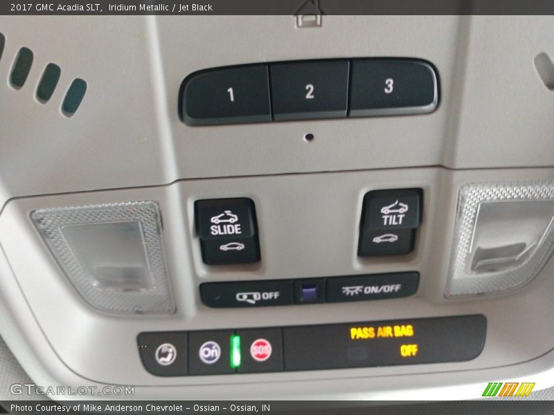 Iridium Metallic / Jet Black 2017 GMC Acadia SLT