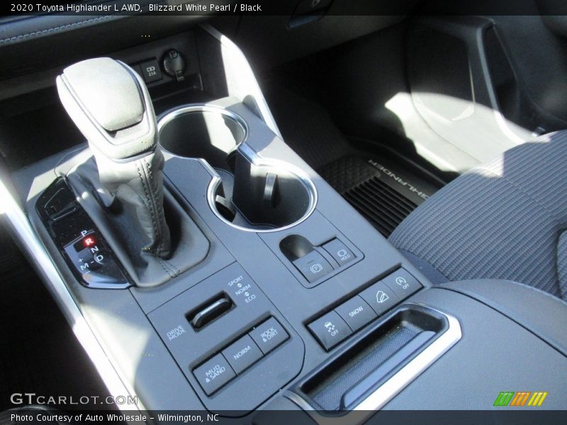 Blizzard White Pearl / Black 2020 Toyota Highlander L AWD