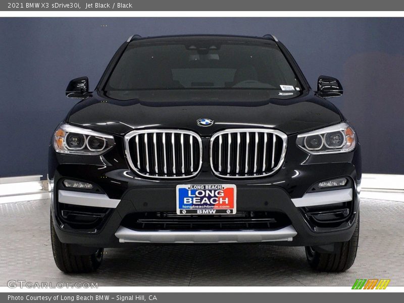 Jet Black / Black 2021 BMW X3 sDrive30i