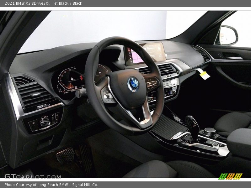 Jet Black / Black 2021 BMW X3 sDrive30i