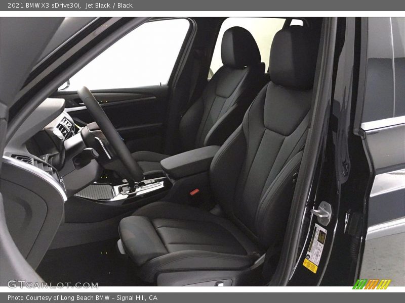 Jet Black / Black 2021 BMW X3 sDrive30i