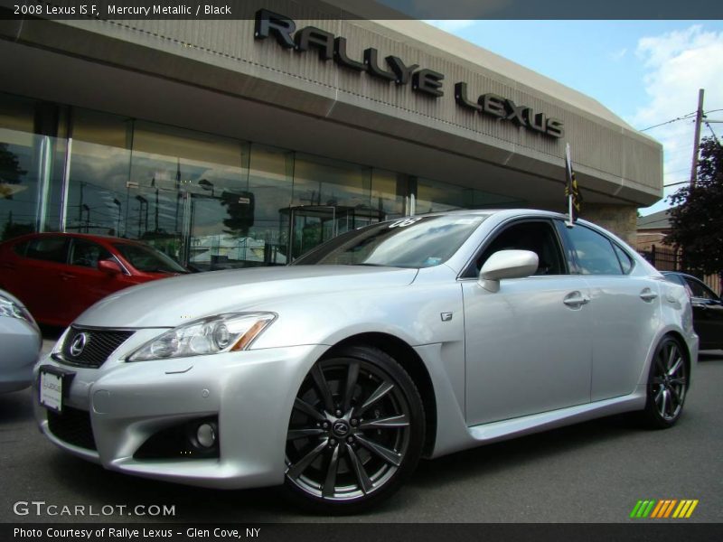 Mercury Metallic / Black 2008 Lexus IS F