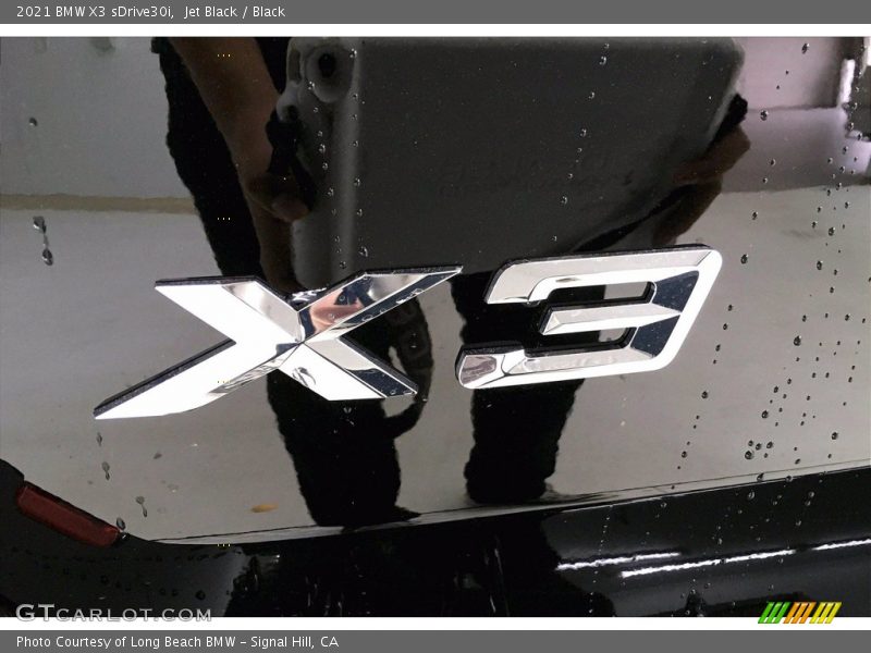 Jet Black / Black 2021 BMW X3 sDrive30i