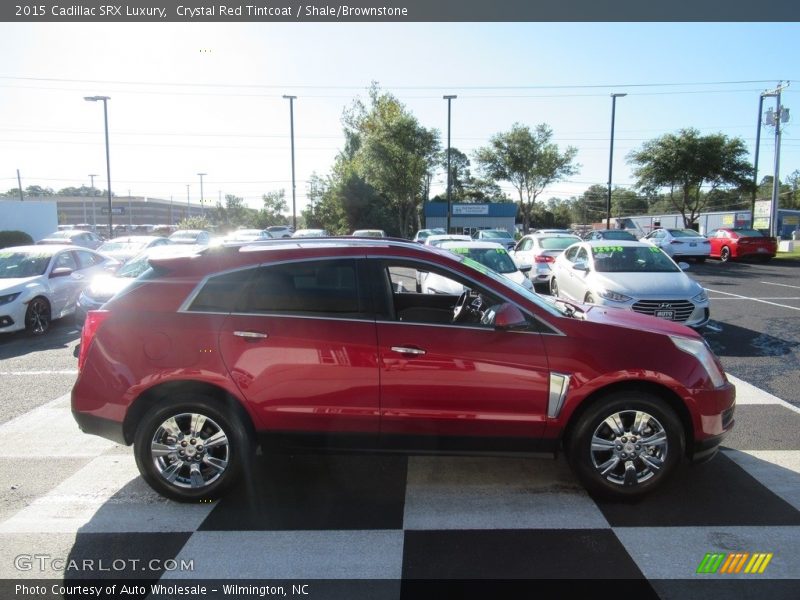 Crystal Red Tintcoat / Shale/Brownstone 2015 Cadillac SRX Luxury