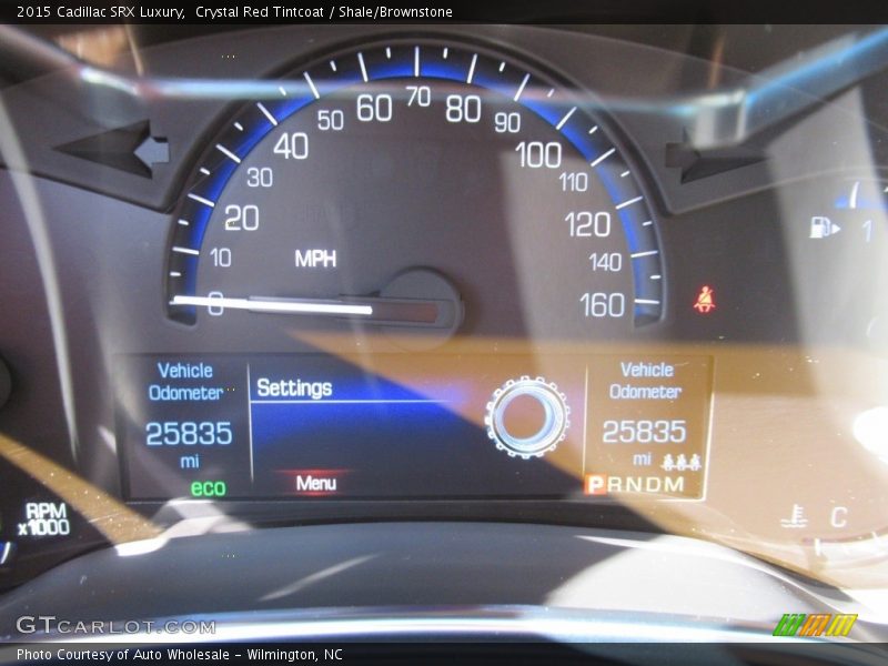 Crystal Red Tintcoat / Shale/Brownstone 2015 Cadillac SRX Luxury