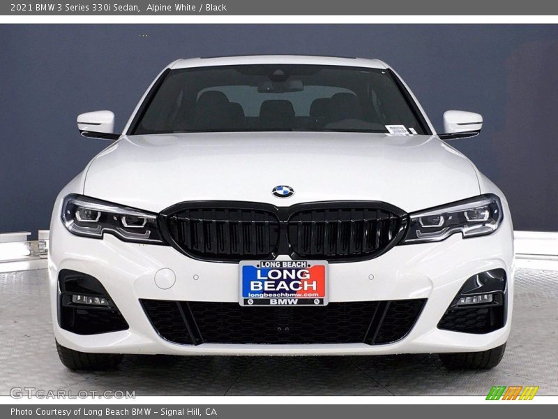 Alpine White / Black 2021 BMW 3 Series 330i Sedan