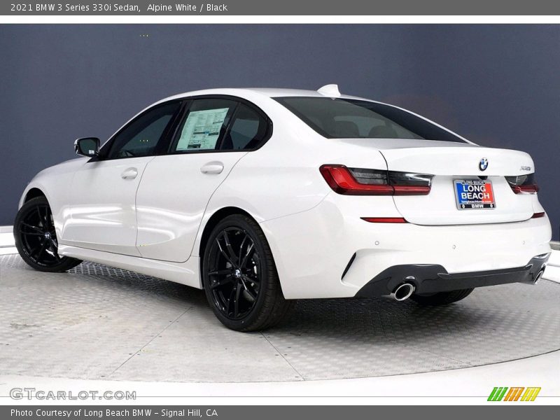 Alpine White / Black 2021 BMW 3 Series 330i Sedan