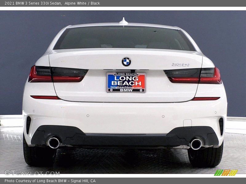 Alpine White / Black 2021 BMW 3 Series 330i Sedan
