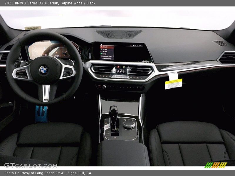 Alpine White / Black 2021 BMW 3 Series 330i Sedan