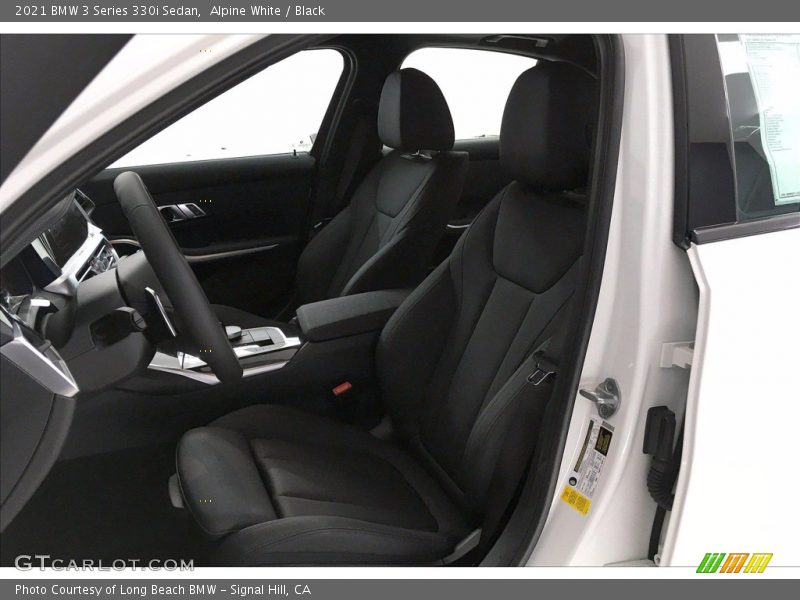 Alpine White / Black 2021 BMW 3 Series 330i Sedan