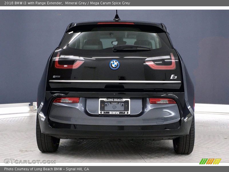 Mineral Grey / Mega Carum Spice Grey 2018 BMW i3 with Range Extender