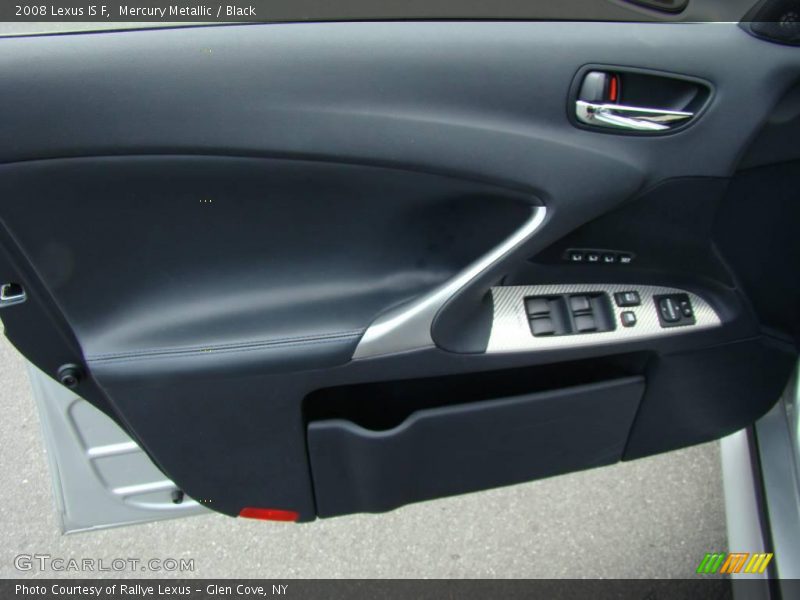 Mercury Metallic / Black 2008 Lexus IS F