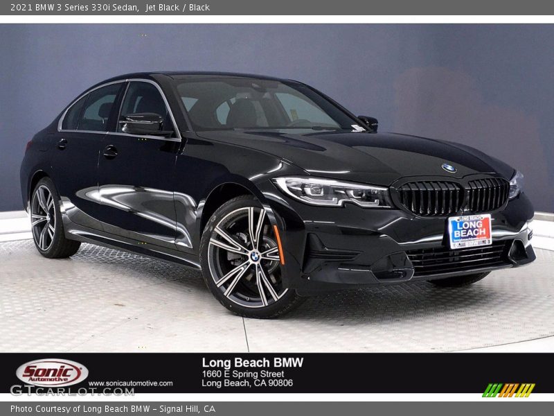 Jet Black / Black 2021 BMW 3 Series 330i Sedan