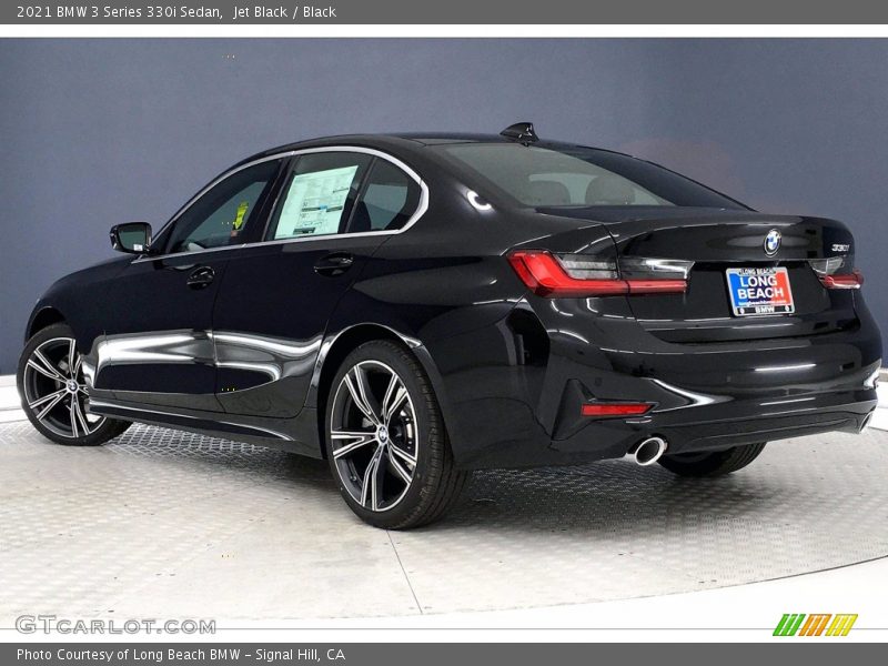 Jet Black / Black 2021 BMW 3 Series 330i Sedan