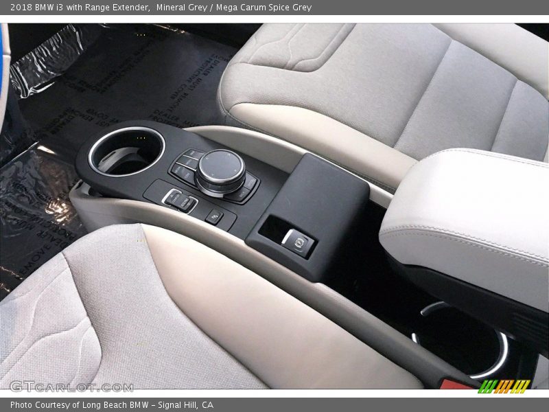 Mineral Grey / Mega Carum Spice Grey 2018 BMW i3 with Range Extender