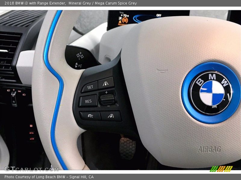 Mineral Grey / Mega Carum Spice Grey 2018 BMW i3 with Range Extender