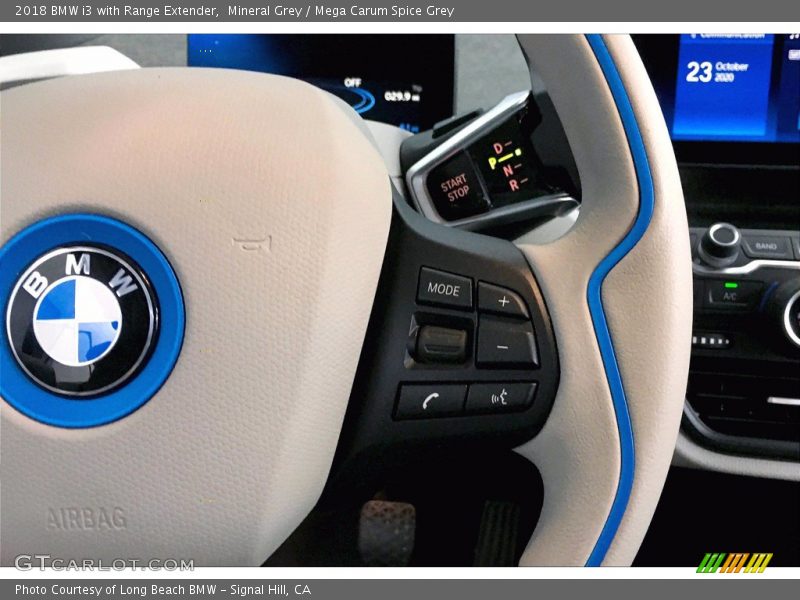 Mineral Grey / Mega Carum Spice Grey 2018 BMW i3 with Range Extender