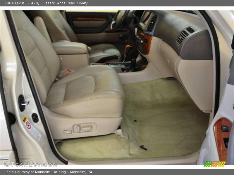 Blizzard White Pearl / Ivory 2004 Lexus LX 470