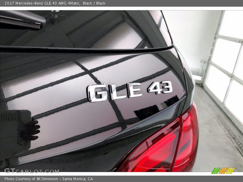 Black / Black 2017 Mercedes-Benz GLE 43 AMG 4Matic