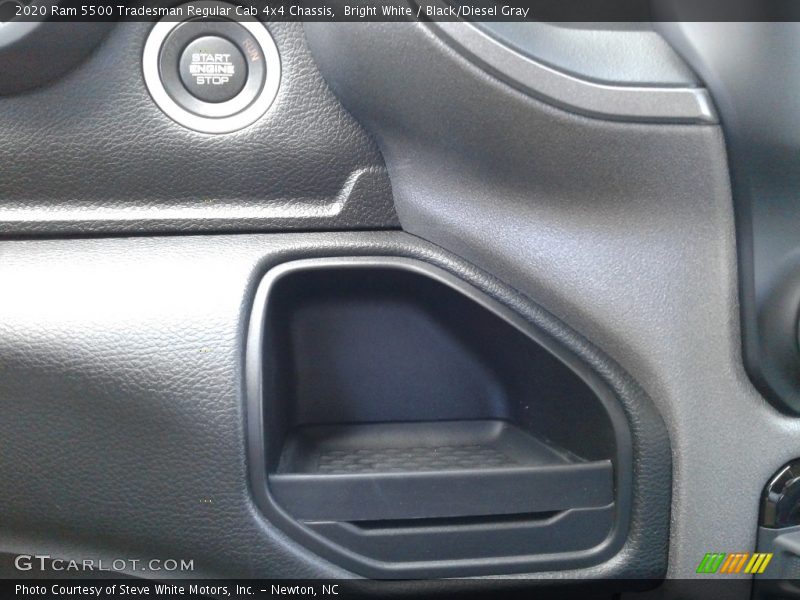 Bright White / Black/Diesel Gray 2020 Ram 5500 Tradesman Regular Cab 4x4 Chassis