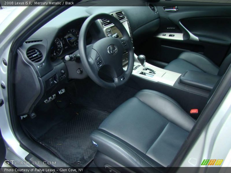 Mercury Metallic / Black 2008 Lexus IS F